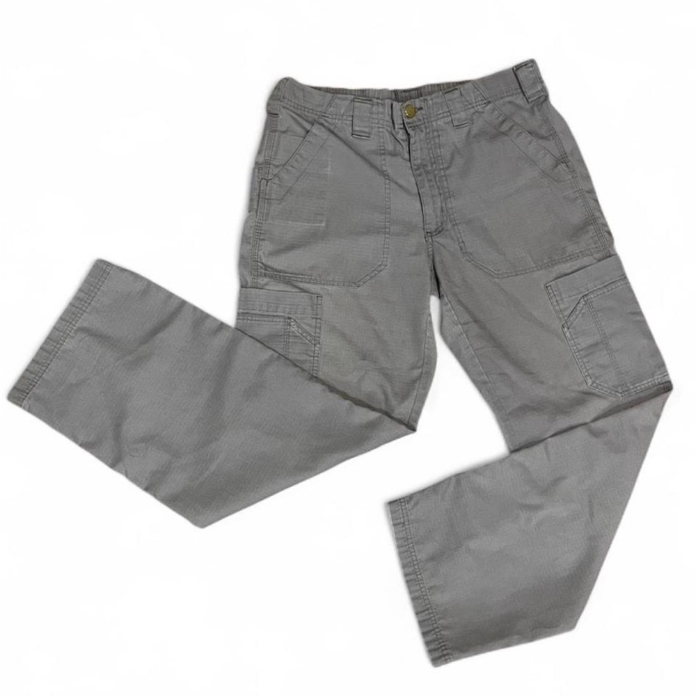 Carhartt Women’s Gray Utility Cargo Pants Low Rise Size Small